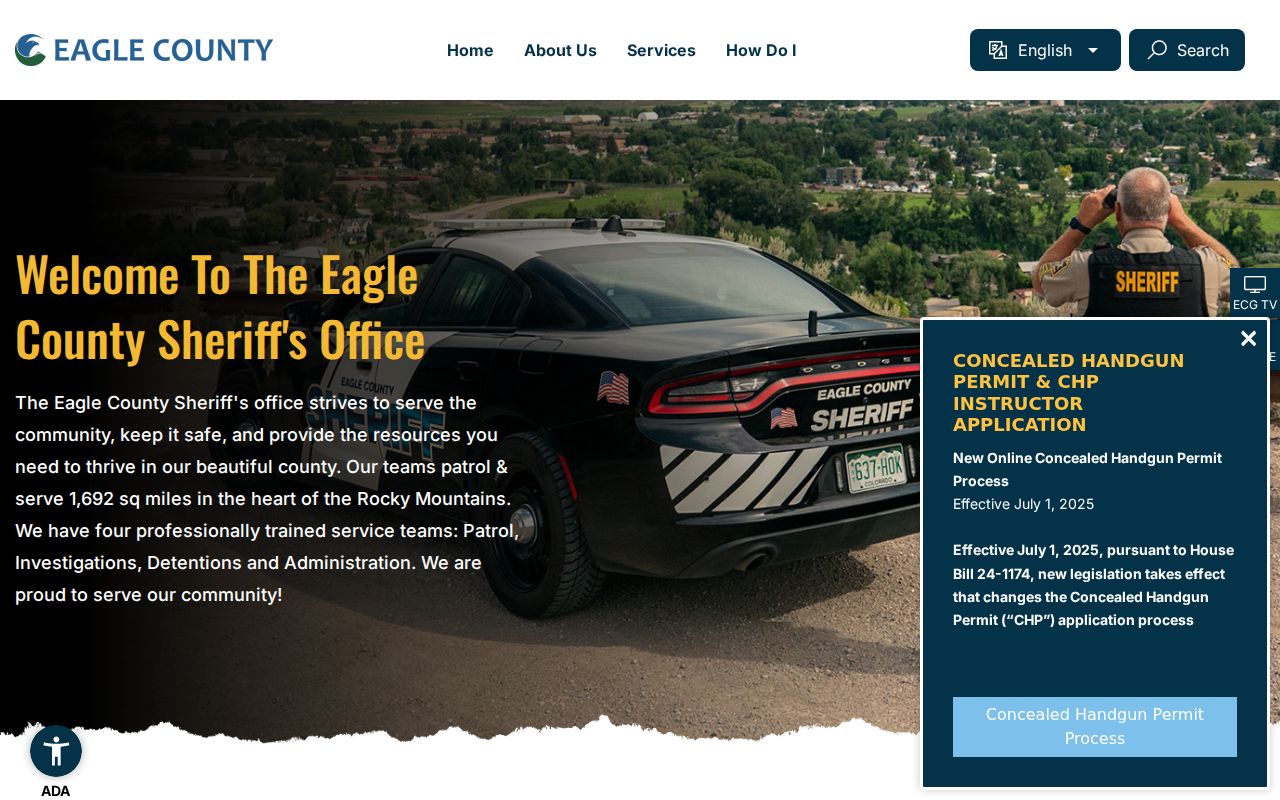 Eagle County sheriff and court records resources
