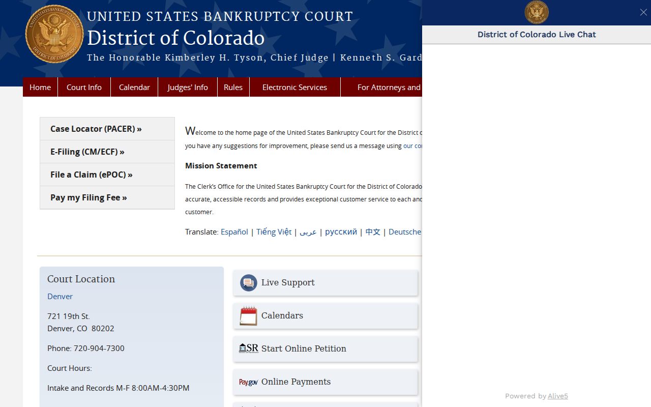 Eagle County probate records federal bankruptcy court distinction